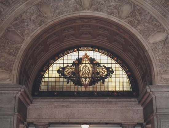 Stained glass of Central Hall