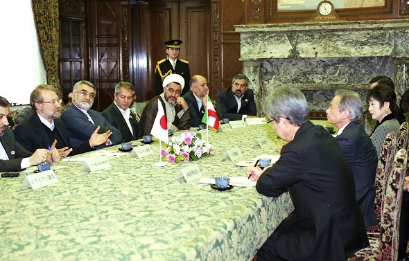 アリー・ラリジャニ・イラン・イスラム共和国国会議長一行の参議院訪問（平成22年2月24日）の写真　クリックすると元ファイルに戻ります