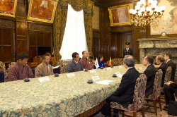 ソナム・キンガ・ブータン王国上院議長一行の参議院訪問（平成26年2月27日）の写真　クリックすると拡大写真がご覧いただけます