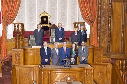 アウグスト・サントス・シルヴァ・ポルトガル共和国議会議長一行の参議院訪問（令和4年11月15日）の写真　クリックすると拡大写真がご覧いただけます