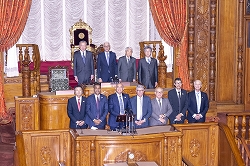 ラシード・タールビー・エル・アラミー・モロッコ王国衆議院議長一行の参議院訪問（令和5年3月8日）の写真　クリックすると拡大写真がご覧いただけます
