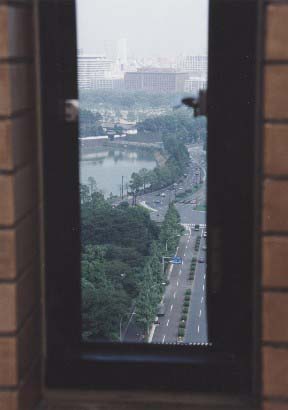 View from the 9th floor of Central tower