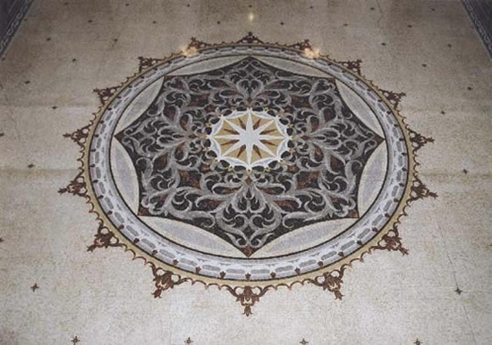 The mosaic of Central Hall
