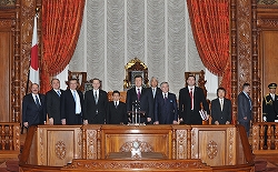 ヴィクトル・ヤヌコーヴィチ・ウクライナ大統領一行の参議院訪問（平成23年1月18日）の写真　クリックすると拡大写真がご覧いただけます