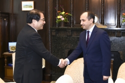 ガイラト・ガニエヴィチ・ファジーロフ駐日ウズベキスタン共和国特命全権大使の参議院訪問（平成30年9月18日）の写真　クリックすると拡大写真がご覧いただけます