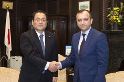 ガイラト・ガニエヴィチ・ファジーロフ駐日ウズベキスタン共和国特命全権大使の参議院訪問（平成30年10月15日）の写真　クリックすると拡大写真がご覧いただけます
