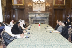 アッバース・ビン・アフマド・ハーディー・サウジアラビア王国諮問評議会サウジ・日本友好議員連盟会長一行の参議院訪問（平成31年4月23日）の写真　クリックすると拡大写真がご覧いただけます