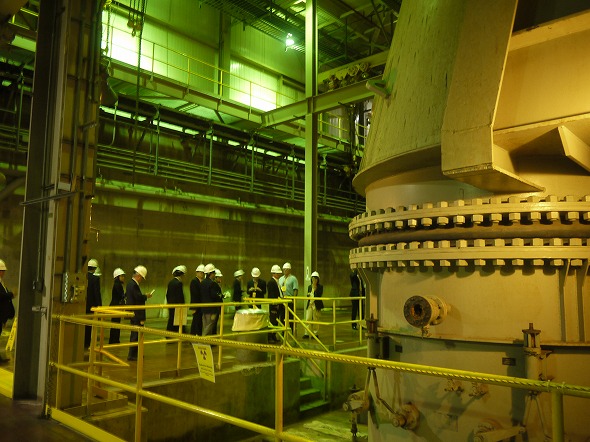 スリーマイル島原子力発電所（建屋内部）（平成23年10月10～15日）の写真　クリックすると拡大写真がご覧いただけます