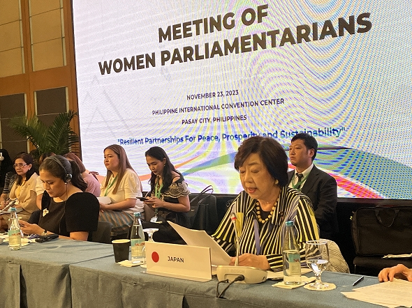 第３１回アジア・太平洋議員フォーラム（ＡＰＰＦ）総会への参議院代表団の派遣（令和5年11月30日）、女性議員会議の写真　クリックすると拡大写真がご覧いただけます