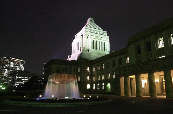 国会議事堂夜景