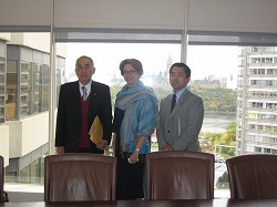 ビッグスCIDA長官との会談(オタワ)(平成21年10月8~16日)の写真 クリックすると拡大写真がご覧いただけます