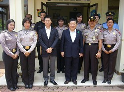 市民警察活動プロジェクト(インドネシア)(平成21年10月11~19日)の写真 クリックすると拡大写真がご覧いただけます