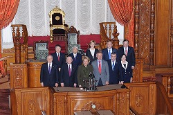 ロシア連邦連邦院議長一行参議院訪問(平成24年1月10日)その2の写真 クリックすると拡大写真がご覧いただけます
