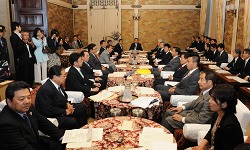両院協議会(平成25年5月15日)の写真 クリックすると拡大写真がご覧いただけます
