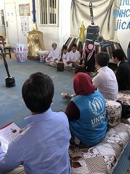 ザアタリ・シリア難民キャンプ視察(ヨルダン)(平成30年9月21日~10月1日)の写真 クリックすると拡大写真がご覧いただけます