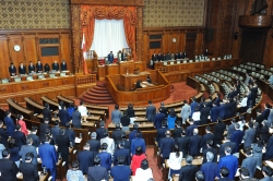 天皇陛下御即位三十年に当たっての賀詞(平成31年3月8日)の写真 クリックすると拡大写真がご覧いただけます