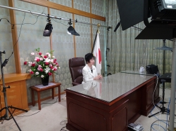 第13回女性議長会議(オンライン会議)に参議院議長が参加2(令和2年8月18日)クリックすると拡大写真がご覧いただけます