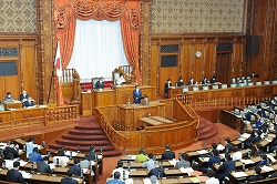所得税法改正案等の参議院本会議における趣旨説明及び質疑(令和3年3月10日)クリックすると拡大写真がご覧いただけます