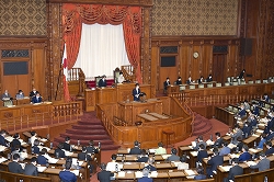 健康保険法改正案の参議院本会議における趣旨説明及び質疑(令和3年5月19日)クリックすると拡大写真がご覧いただけます