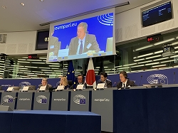 第41回日本・EU議員会議への参議院代表団の派遣(令和5年7月21日)写真その1 クリックすると拡大写真がご覧いただけます