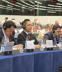 第41回日本・EU議員会議への参議院代表団の派遣(令和5年7月21日)写真その3 クリックすると拡大写真がご覧いただけます