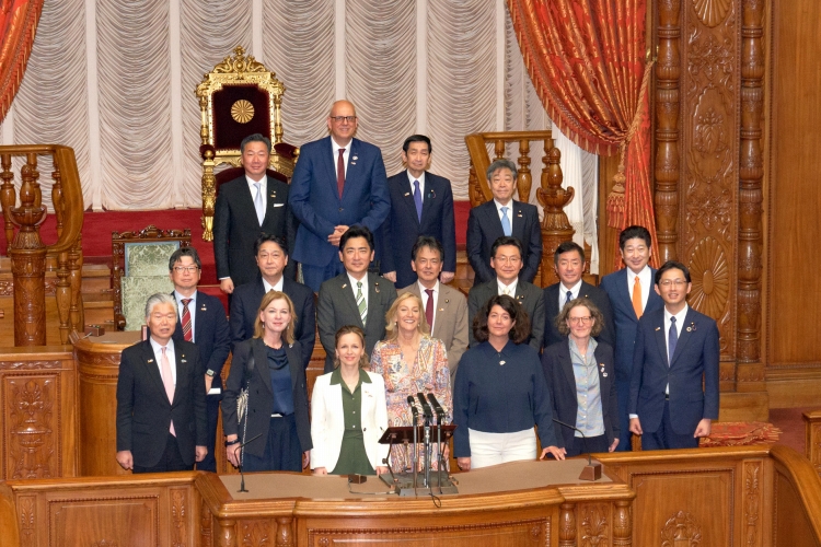 議場参観(令和8年5月25日) クリックすると拡大写真がご覧いただけます