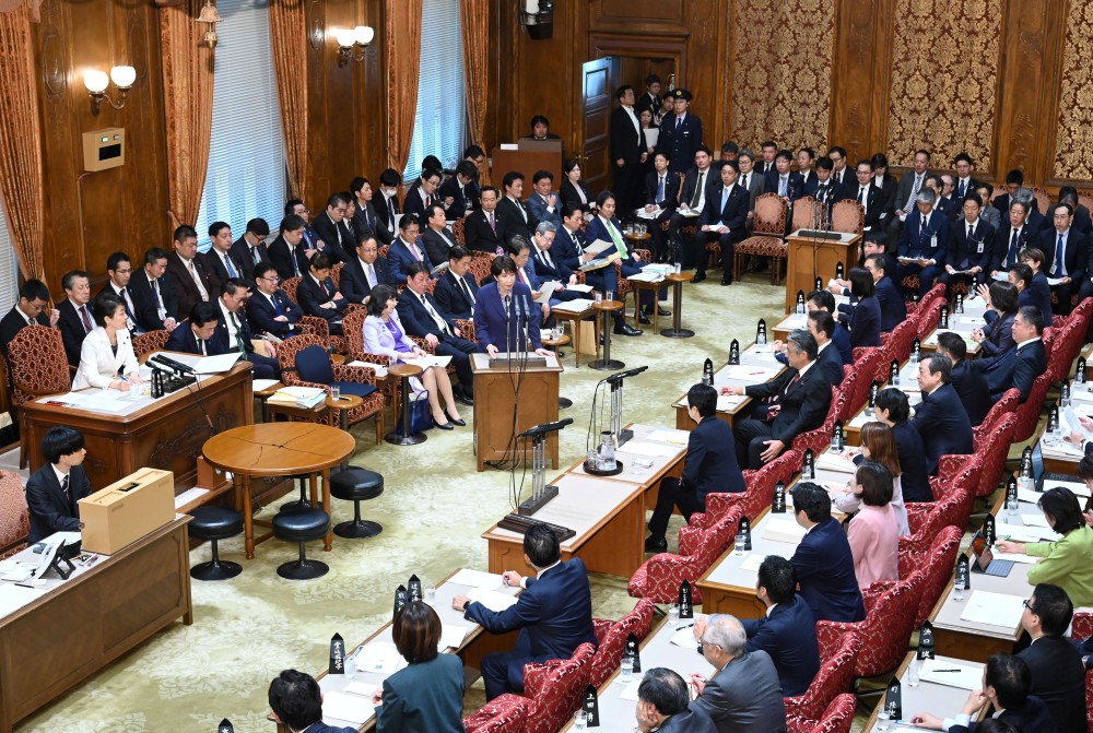 参議院予算委員会「予算の執行状況に関する調査」の写真